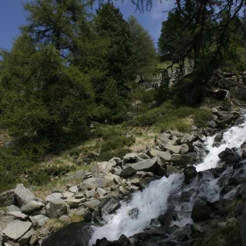 Wasserfall im Namloser Tal